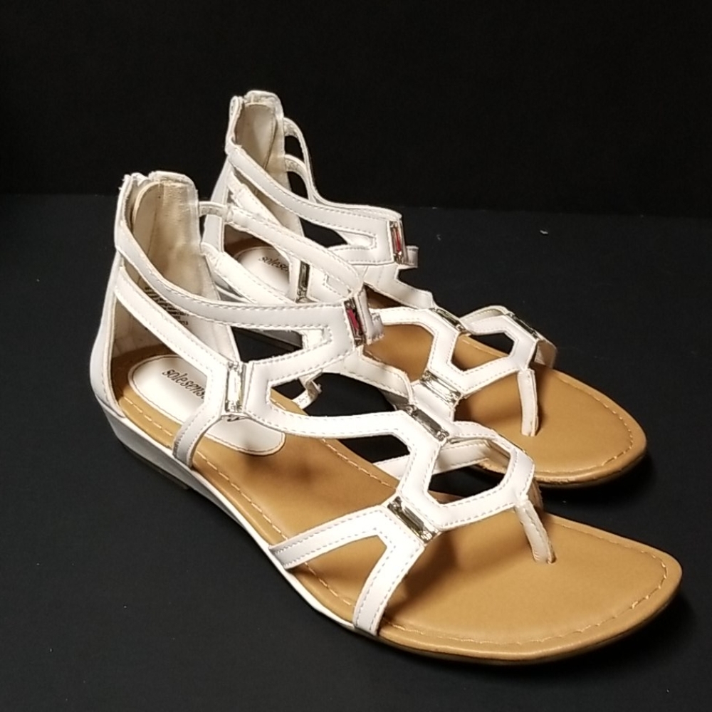 Solesenseability white sandals size 6